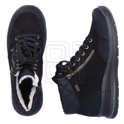 31. Rieker W RKR567 Wasserdichte, isolierte Lederstiefeletten