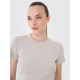 3. Schmales geripptes Damen-T-Shirt 4F 4FRSS25TTSHF2696-83S