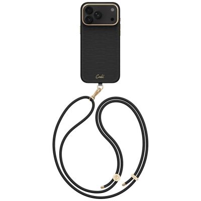 Uniq Coehl Mirelle Magnetische Ladehülle für iPhone 18 Pro Max / 17 Pro Max – Schwarz