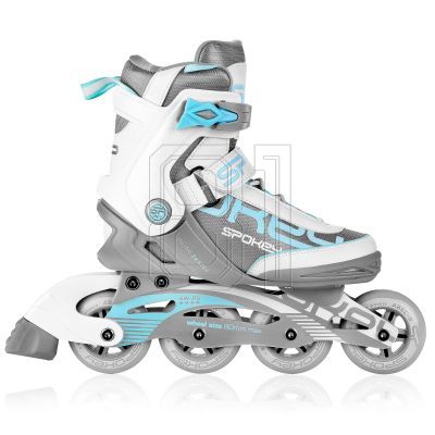 2. Spokey Prime Pro WH/TQ 40 926968 Inlineskates