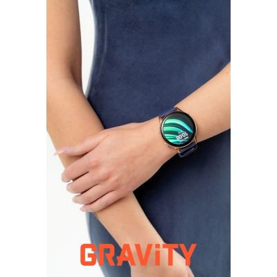 2. Smartwatch Gravity Roségold Armband + Armband GT11-6