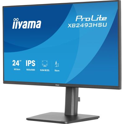 7. iiyama ProLite XB2493HSU-B1 Computermonitor 60,5 cm (23,8") 1920 x 1080 px Full HD LED Schwarz