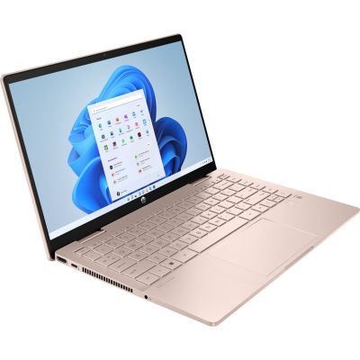 4. HP Pavilion x360 14-ek2000ny, Intel Core 5 120U, 14" FHD Touch IPS-Display, 60 Hz, 300 Nits, 16 GB DDR4-RAM, SSD, 5-MP-Kamera, 43 Wh-Speicher, Windows 11, Farbe: Pale Golden Rose, 2 Jahre Garantie
