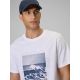 3. Herren-T-Shirt mit Aufdruck, regulär, Größe 4F 4FWSS26TTSHM2783-10S
