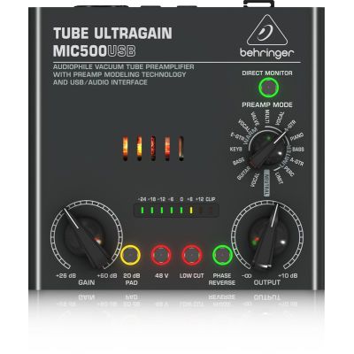 2. Behringer MIC500USB Audioverstärker