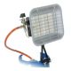 2. DEDRA DED9970 Silberner Heizkörper 4600 W