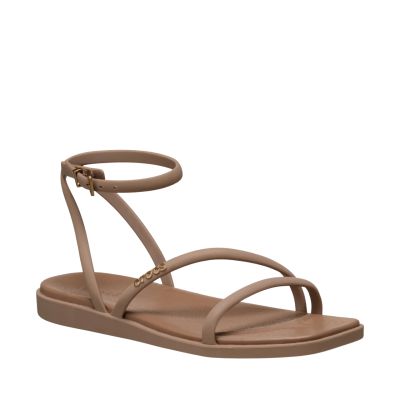 2. Crocs Miami Sandalen mit Knöchelriemen für Damen, Braun, 212256 2JJ