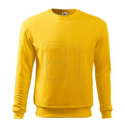 Malfini Essential U MLI-40604 gelbes Sweatshirt