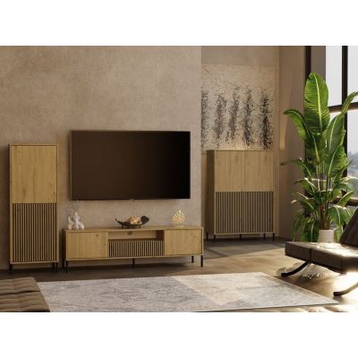 9. KAMARO 2DK SLIM/GLASS ART SHOWCASE KPL