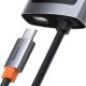 8. Baseus Metal Gleam 4in1 Multifunktions-HUB USB Typ C - USB Typ C Stromversorgung 100 W / HDMI 4K 30 Hz / 1x USB 3.2 Gen 1 / 1x USB 2.0 (CAHUB-CY0G)
