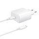 Samsung EP-TA845EWE 45W Wandladegerät mit USB-C-Kabel Samsung EP-DW767JWE 45W 1,8m (OOB Bulk - Ersatzverpackung) - weiß