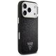 4. Guess Glitter Triangle Logo MagSafe Case für iPhone 17 Pro - Schwarz