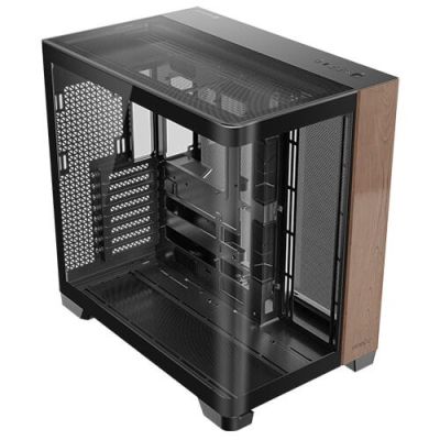 2. Antec C Curve Holz Full Tower Schwarz, Transparent, Holz