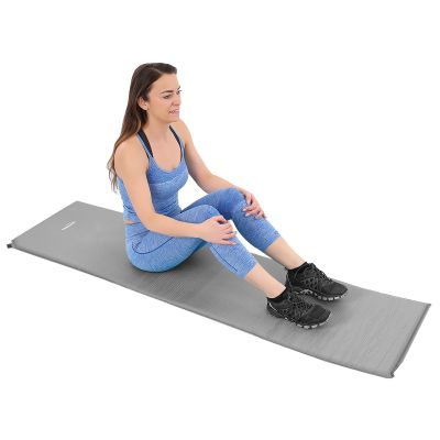 5. Selbstaufblasbare Touristenmatte 180x50x2,5cm Redcliffs Grau