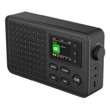 Denver DAB-57 tragbares Radio, Schwarz