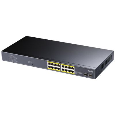 2. Cudy GS1020PS2 Gigabit-Ethernet (10/100/1000) Netzwerkadapter mit PoE-Unterstützung, Schwarz
