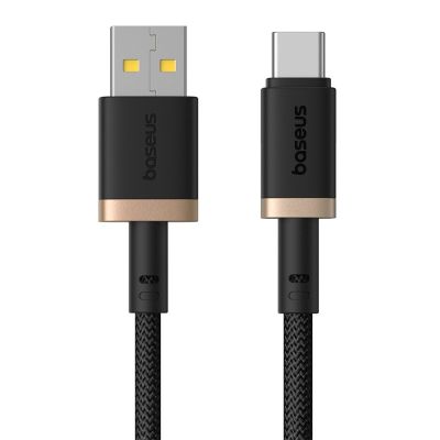 2. Baseus Dura USB-Typ-C-Kabel 60W 1m (Schwarz-Gold)