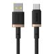 2. Baseus Dura USB-Typ-C-Kabel 60W 1m (Schwarz-Gold)