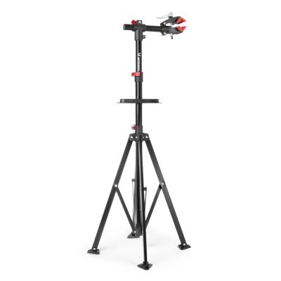 8. Wozinsky WQX-180 Fahrradreparaturständer für Fahrräder von 22 bis 29 Zoll mit 360°-Arm – Schwarz