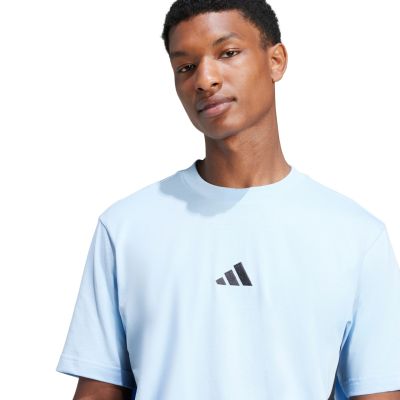 5. adidas Essentials Herren-T-Shirt mit 3 Streifen, blau, JE6397