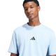 5. adidas Essentials Herren-T-Shirt mit 3 Streifen, blau, JE6397