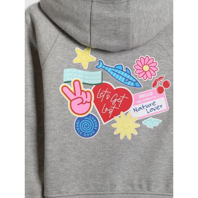 9. Mädchen-Sweatjacke mit Kapuze, Regular Fit 4F 4FJRSS26TSWSF2811-25M