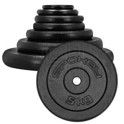 3. Cast iron weight 5kg Spokey Sinis H SPK-944484