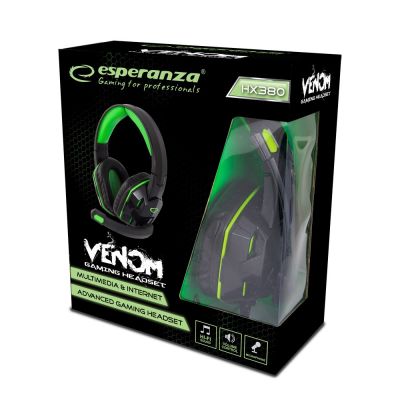 2. ESPERANZA KOPFHÖRER MIT MIKROFON FÜR GAMERS VENOM EGH380