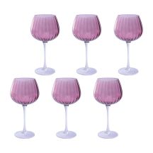 Set mit 6 Gläsern ROSE&TULIPANI PRISMIA 460ml U20177611A93-Z (rosa)