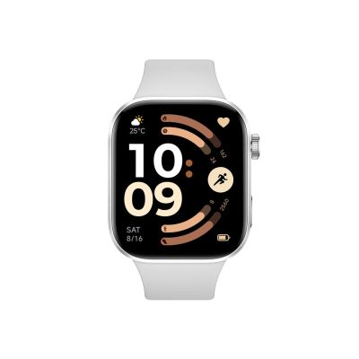 3. Xiaomi Redmi Watch 6 | Smartwatch | GPS (Satellit) | AMOLED | 2,07 Zoll | Wasserdicht | Silbergrau