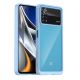 14. Weltraumhülle für Xiaomi Poco X4 Pro 5G Hülle mit flexiblem Rahmen blau