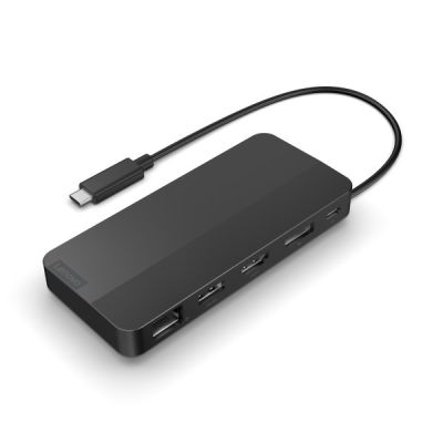 Lenovo 40B90000WW Dockingstation, kabelgebunden, USB 3.2 Gen 1 (3.1 Gen 1), Typ-C, Schwarz