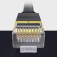 15. Ugreen Ethernet-Patchkabel U/FTP Cat. 7 10 Gbit/s flach 0,5 m schwarz (NW106)