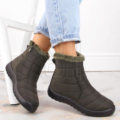 12. Flache isolierte Schneestiefel Potocki W WOL198A grün