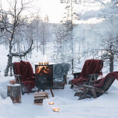 17. Bonfeu Gartenfeuerstelle Bonves 45 Korb schwarz 4502