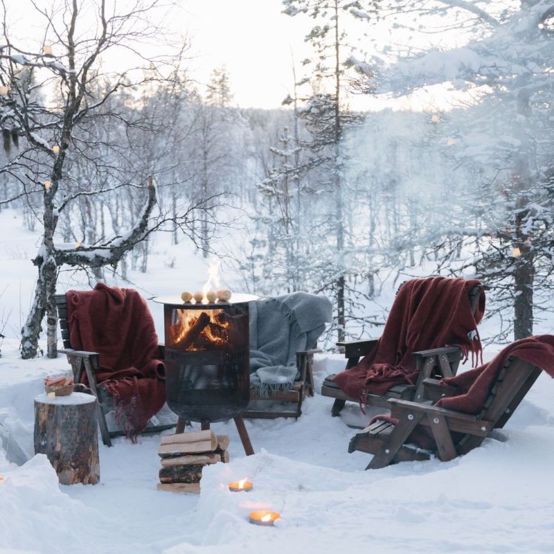 17. Bonfeu Gartenfeuerstelle Bonves 45 Korb schwarz 4502