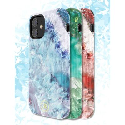 4. Kingxbar Agate-Serie mit einem roten Achat-Aufdruck für das iPhone 12 mini