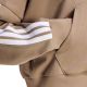 5. Damen-Sweatshirt adidas Essentials 3-Stripes French Terry Quarter-Zip beige KF8315
