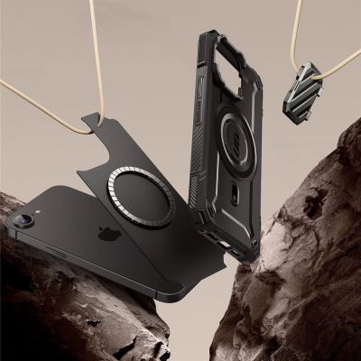 3. Supcase UB XT Mag MagSafe Hülle für iPhone 16e / 17e - Schwarz