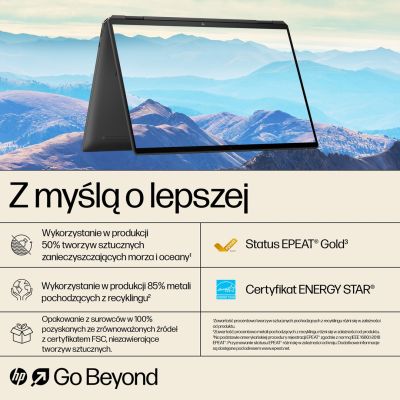 12. HP Spectre x360 16-aa0233nw Ultra 7 155H 16" 2,8K OLED-Touchscreen (120 Hz), 16 GB DDR5-6400-RAM, 1 TB SSD, RTX 4050 (6 GB), 9-MP-Kamera, 83-Wh-Akku, Windows 11 Pro (2 Jahre Garantie)