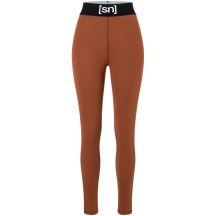 Damen-Thermoleggings SUPER.NATURAL W Tundra 175 Tight, braun