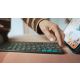 6. Logitech FLIP FOLIO Hülle - GRAPHIT USA, iPad Pro 11" (M4), iPad Air 11" (M2, M3, 5. Generation)