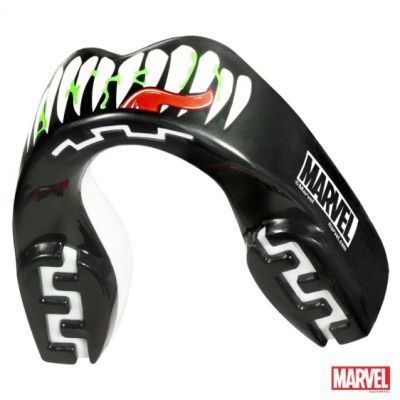7. OZ-TT "Extro Marvel Deadpool" Mundschutz Rot und Schwarz SENIOR