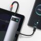 9. Baseus Metal Gleam 8in1 USB-C Hub - USB-C PD 100W 1x HDMI 4K 30Hz 1x SD- und microSD-Kartenleser 3x USB-A 3.2 1xRJ45 - grau