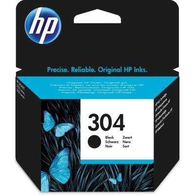 HP Schwarze Tintenpatrone HP 304, HP304=N9K06AE, 120 Seiten