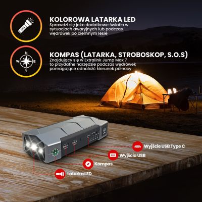 20. Extralink Jump Starter Max 7 Powerbank