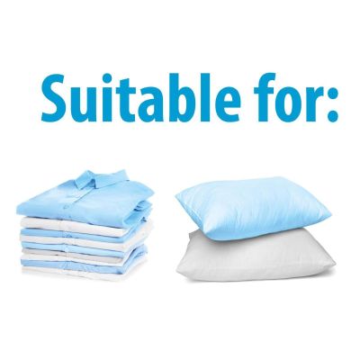 7. Vakuumbeutel zur Aufbewahrung von Kleidung und Bettwäsche 45x60cm ALPINA