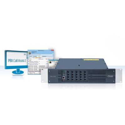 2. AUERSWALD COMPact 5200R Telefonanlage (19"-Gehäuse)