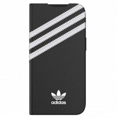 7. Adidas OR Booklet Case PU für iPhone 13 Pro / iPhone 13 - Schwarz und Weiß