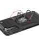 5. Wozinsky Ring Armor Tough Hybrid Case Cover + Magnethalterung für Samsung Galaxy S22 + (S22 Plus) Schwarz